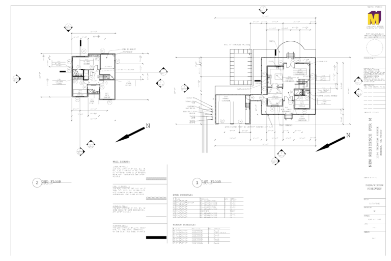 01 residentialdesign page 07 door and window schedule