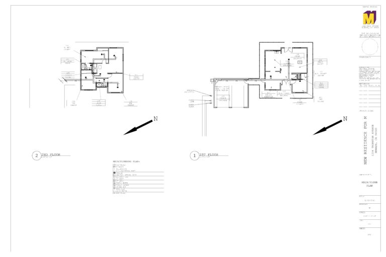 01 residentialdesign page 09 mechanical and plumbing plan