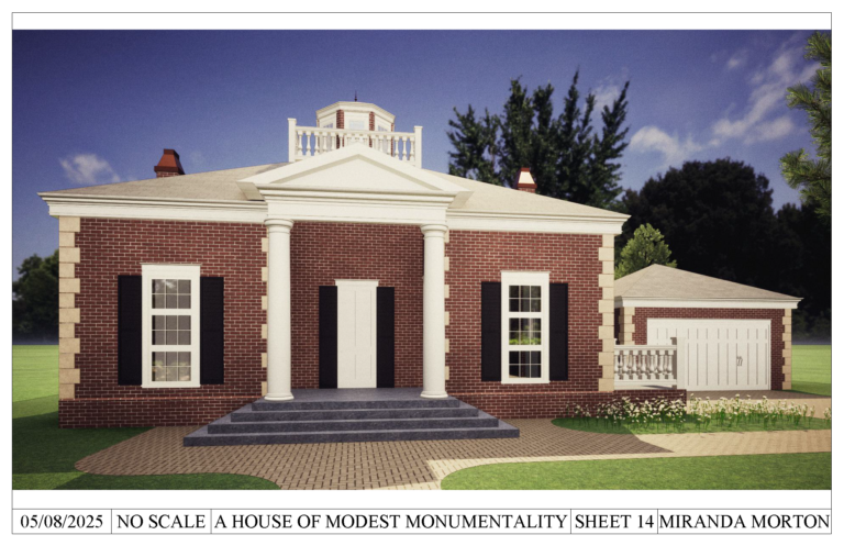 A House of Modest Monumentality 04 ahouseof page 15 front rendering
